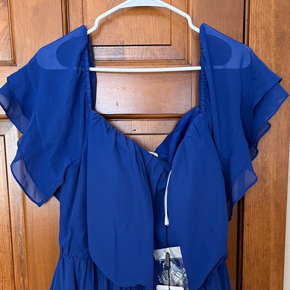 JJs House Royal Blue Maxi Dress wedding - Picture 9 of 9